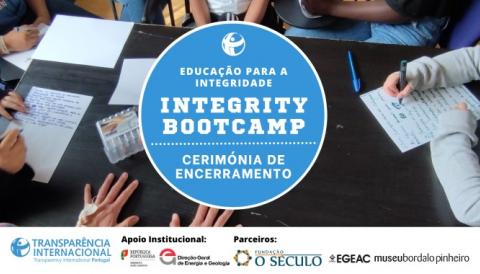 Cerimónia de Encerramento do primeiro Integrity Bootcamp: Educação para a Integridade