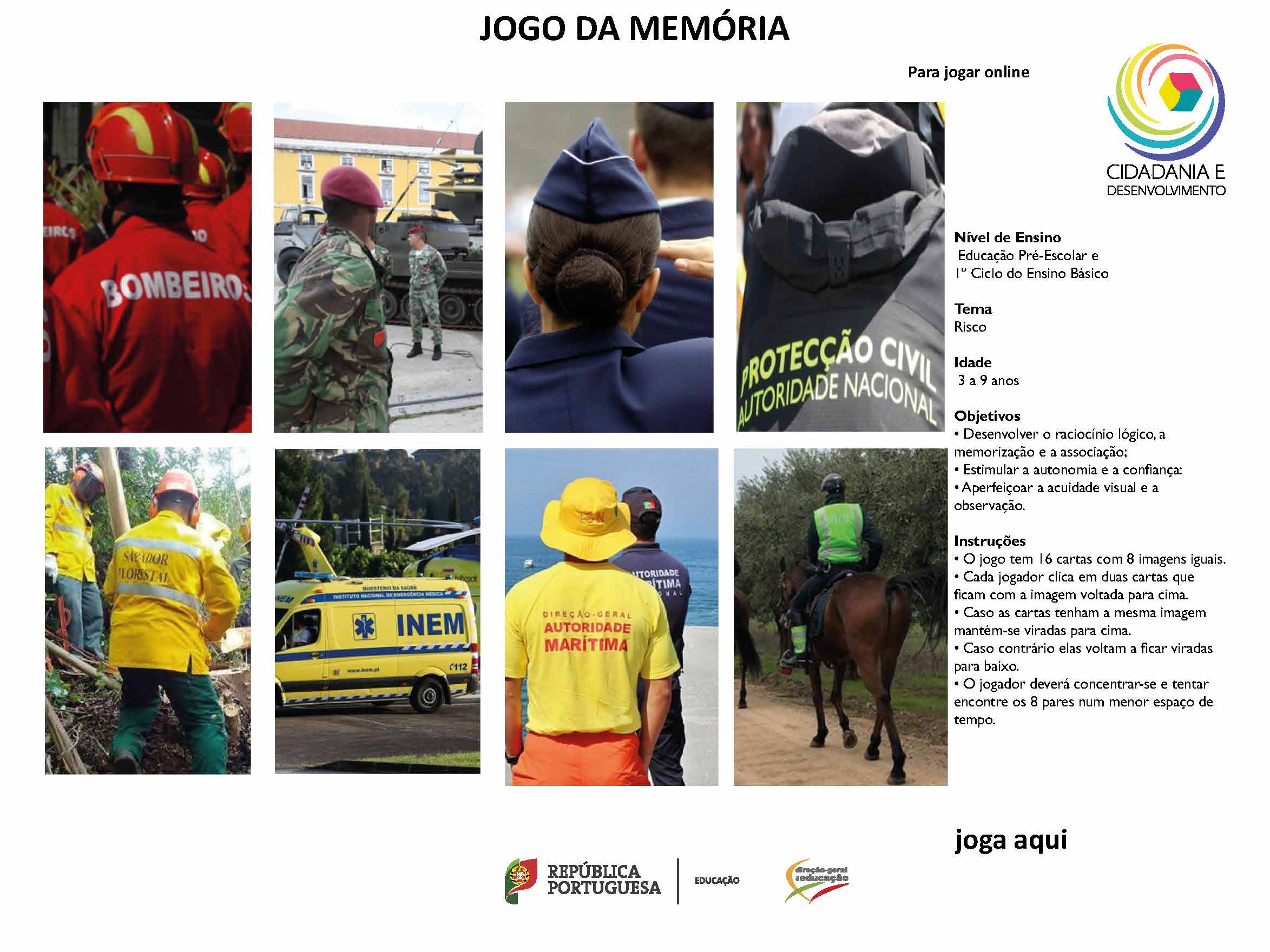 Jogo memoria PC