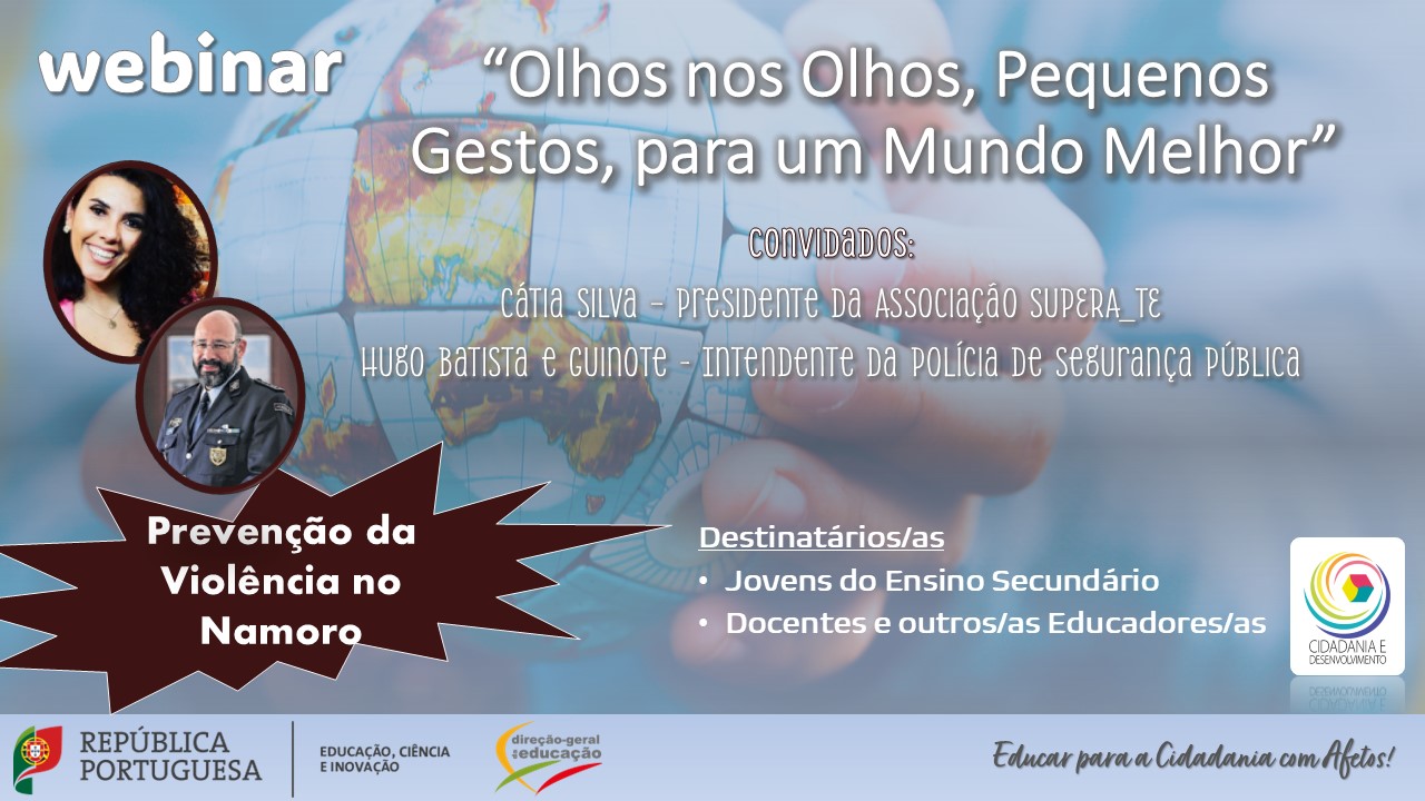 Webinar "Olhos nos Olhos, Pequenos Gestos, para um Mundo Melhor"