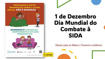 Usar preservativo porque prevenir, proteger e respeitar é também uma forma de amar.