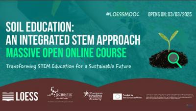 LOESS MOOC: “Educação do solo: uma abordagem STEM integrada” promovido pela European Schoolnet Academy, decorre de 3 de março a 9 de abril 2025