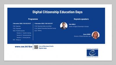 Digital Citizenship Education Days 3 e 4 de Novembro de 2020