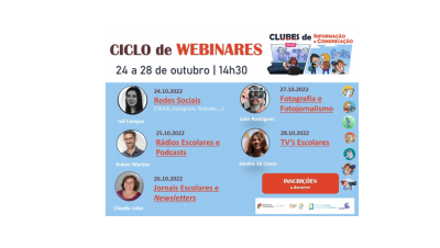 Ciclo de Webinares – Clubes de Informação e Comunicação