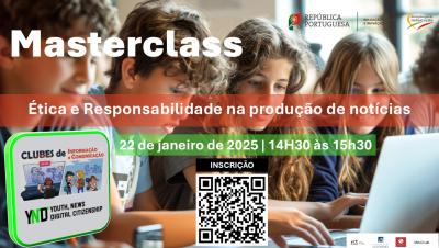 Masterclass | Ética e Responsabilidade na produção de notícias