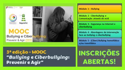 MOOC “Bullying e Ciberbullying: Prevenir e Agir” - 3a edição