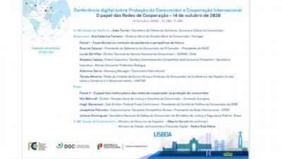 Conferência digital sobre Proteção do Consumidor e Cooperação Internacional