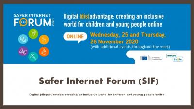 Safer Internet Forum (SIF) - Digital (dis)advantage: creating an inclusive world for children and young people online