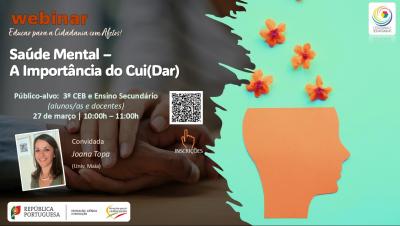 Webinar “Saúde Mental - A Importância do Cui(Dar)”