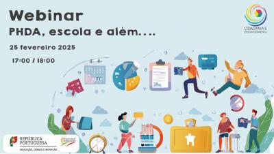 Webinar "PHDA, escola e além…”  25 de fevereiro