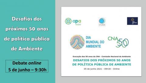 Debate    Desafios dos próximos 50 anos de política pública de Ambiente