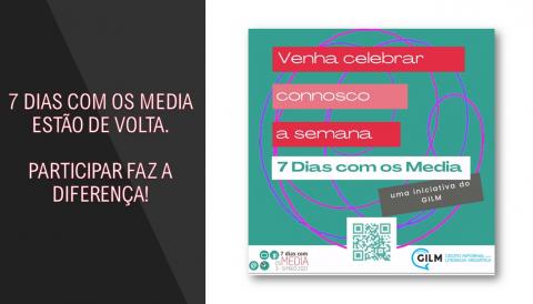 7 Dias com os Media estão de volta. Participar faz a diferença!