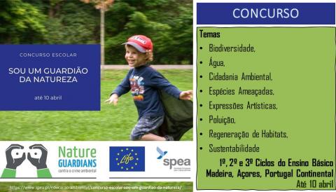 SPEA  Concurso Escolar: Sou um Guardião da Natureza