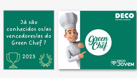 Já são conhecidos os/as vencedores/as do Green Chef 7