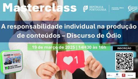 Masterclass | A responsabilidade individual na produção de conteúdos