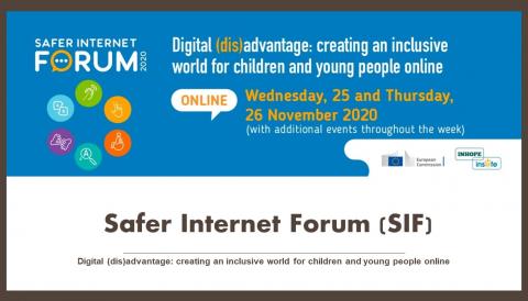 Safer Internet Forum (SIF) - Digital (dis)advantage: creating an inclusive world for children and young people online