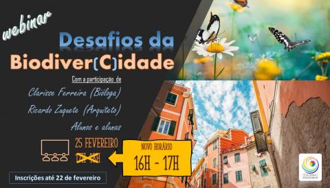 Webinar -  Desafios da Biodiver(C)idade 