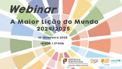 Webinar “A Maior Lição do Mundo 2024/2025”