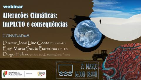 WEBINAR - Alterações Climáticas: ImPACTO e consequências