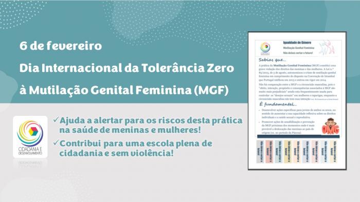 6 de fevereiro | Dia Internacional da Tolerância Zero à Mutilação Genital Feminina (MGF)