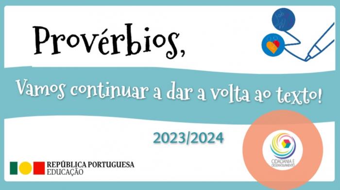  Desafio 2023/2024 - Provérbios, vamos continuar a dar a volta ao texto!