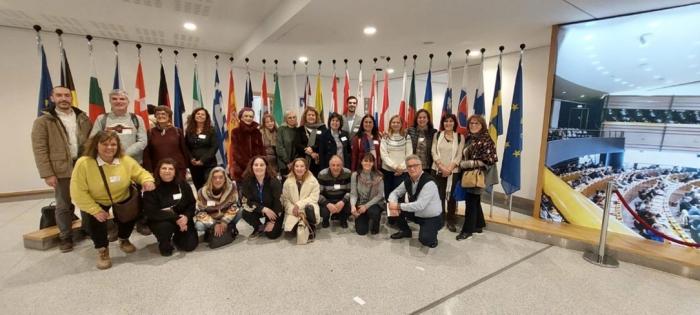 Comitiva de docentes em Visita às Instituições Europeias