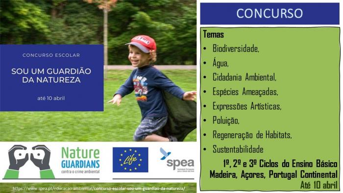 SPEA  Concurso Escolar: Sou um Guardião da Natureza