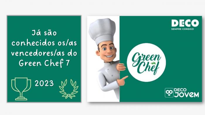 Já são conhecidos os/as vencedores/as do Green Chef 7