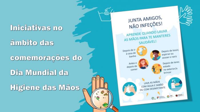 Iniciativas no âmbito das comemorações do Dia Mundial da Higiene das Mãos