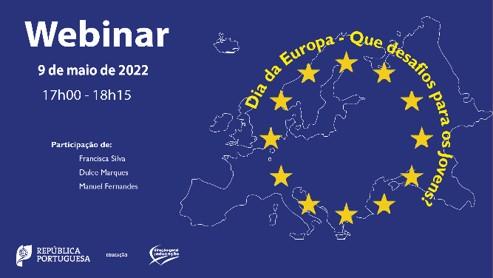 Webinares – Dia da Europa – Que Desafios para os Jovens?