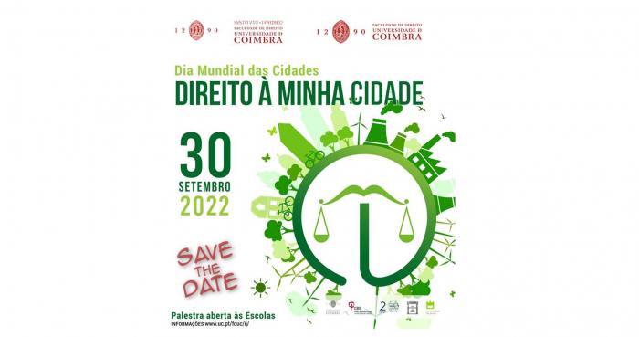 Dia Mundial das Cidades - Palestra "Direito à minha Cidade"  30 setembro