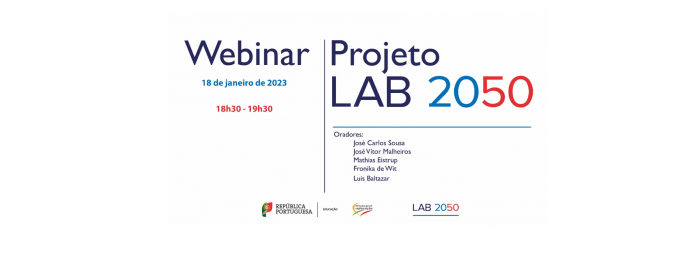 Webinar “Projeto Lab 2050” - já pode ser visto online!