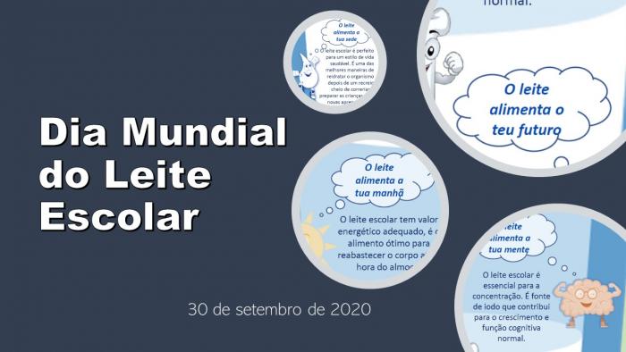 Dia Mundial do Leite Escolar - Este ano a 30 de setembro