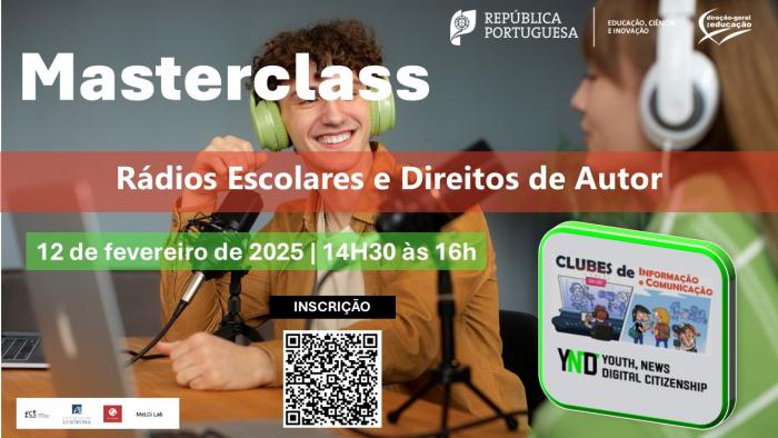 Masterclass  Rádios Escolares e Direitos de Autor