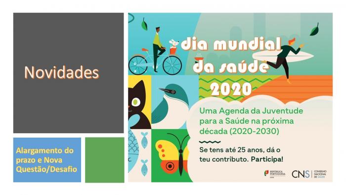 Dia Mundial da Saúde: Uma Agenda da Juventude para a Saúde na Próxima Década (2020-2030)