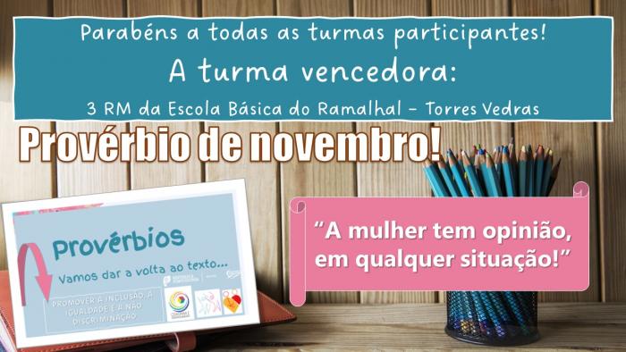  Provérbios - vamos dar a volta ao texto! - Vencedor de NOVEMBRO