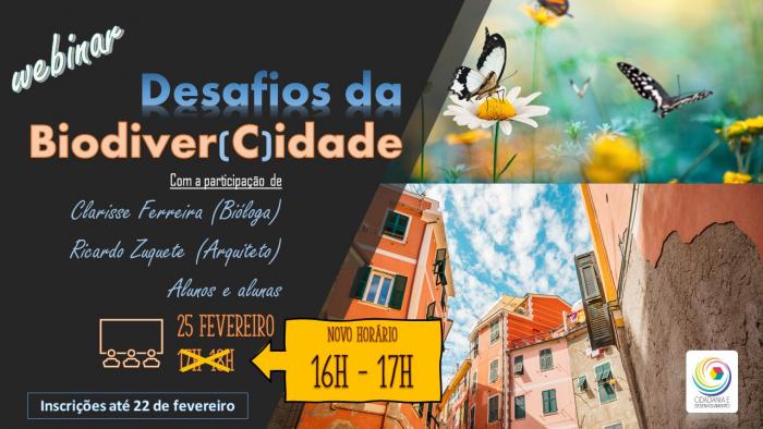 Webinar -  Desafios da Biodiver(C)idade 