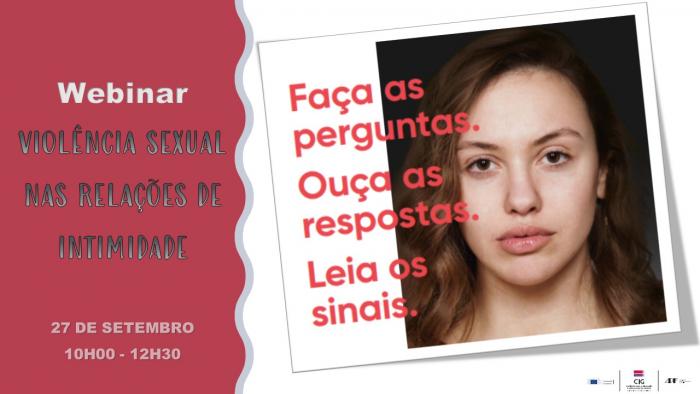 Webinar “Violência Sexual nas Relações de Intimidade”