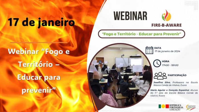 Webinar “Fogo e Território – Educar para prevenir”