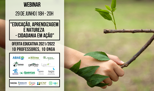 Webinar “Educação, Aprendizagem e Natureza – Cidadania em ação”