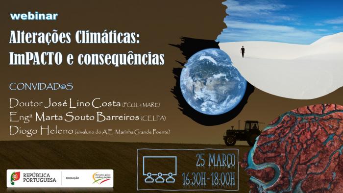 WEBINAR - Alterações Climáticas: ImPACTO e consequências